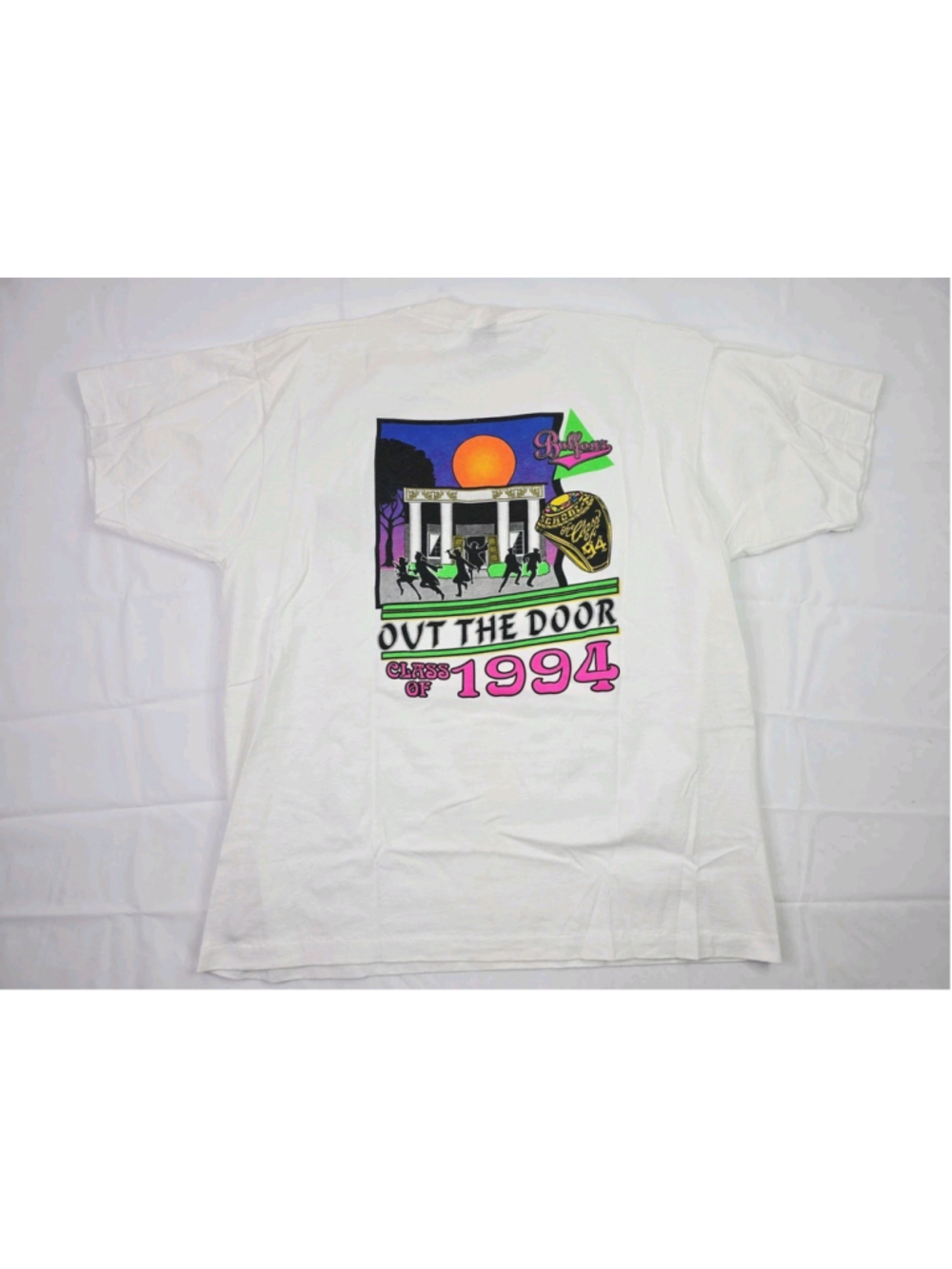Vintage Balfour Class Of 94 Graphic Tee White Size XL